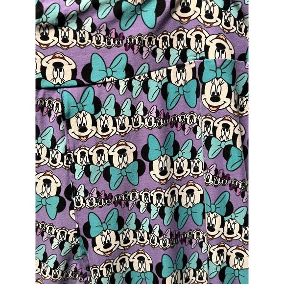 LuLaRoe Leggings Womens Tall & Curvy Purple Disney Minnie Mouse Pattern - Picture 3 of 7